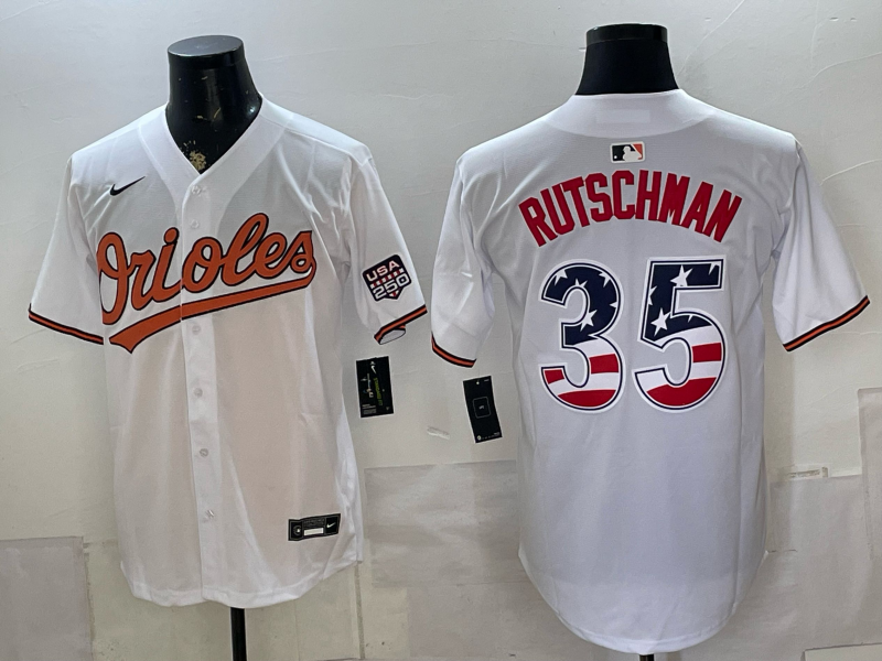 Men Baltimore Orioles #35 Rutschman white Nike 2026 Jersey MLB 0715001